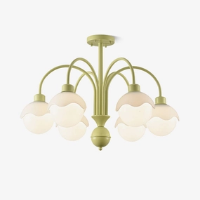 Creamy Lychee Matcha Chandelier minimalist reading light