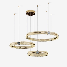Creative Ring Chandelier minimalist reading light