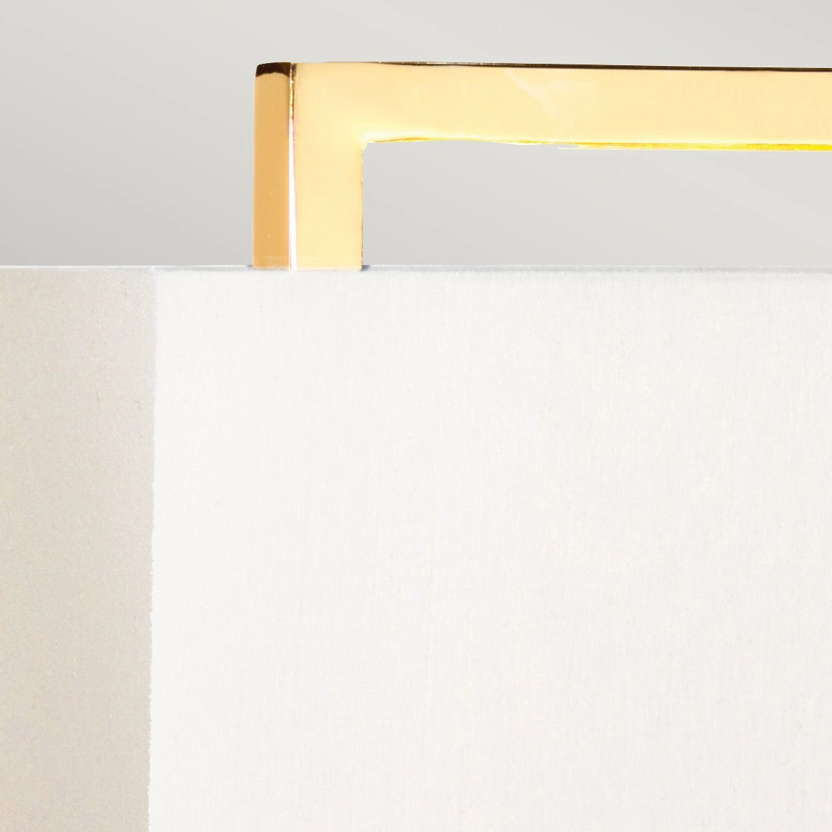 Cross Gold Modern Table Lamp - Ivory shade