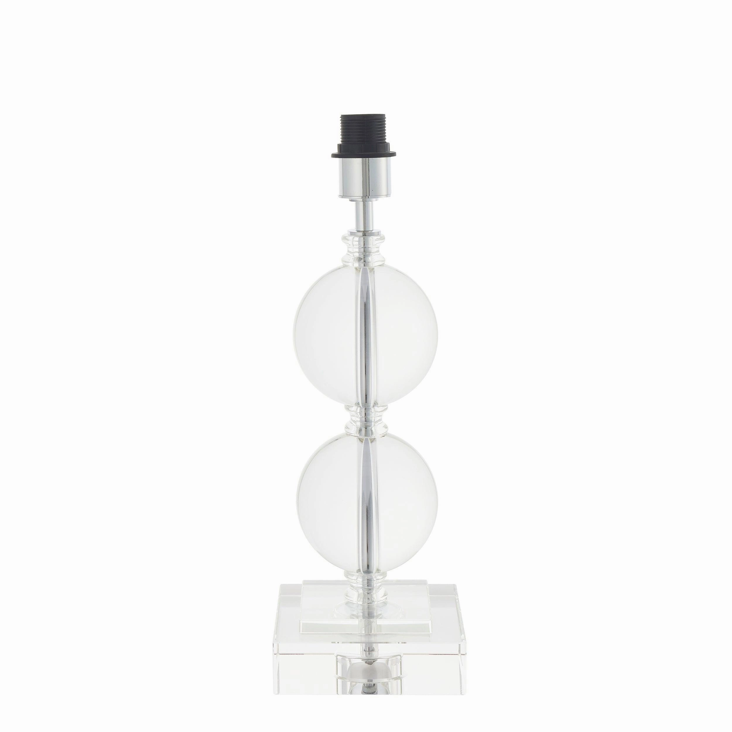 Crylan Crystal Glass Table Lamp - Base Only energy-saving LED light