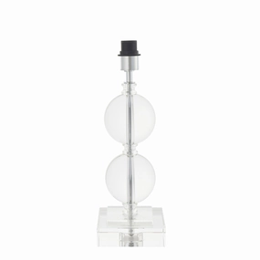 Crylan Crystal Glass Table Lamp - Base Only energy-saving LED light