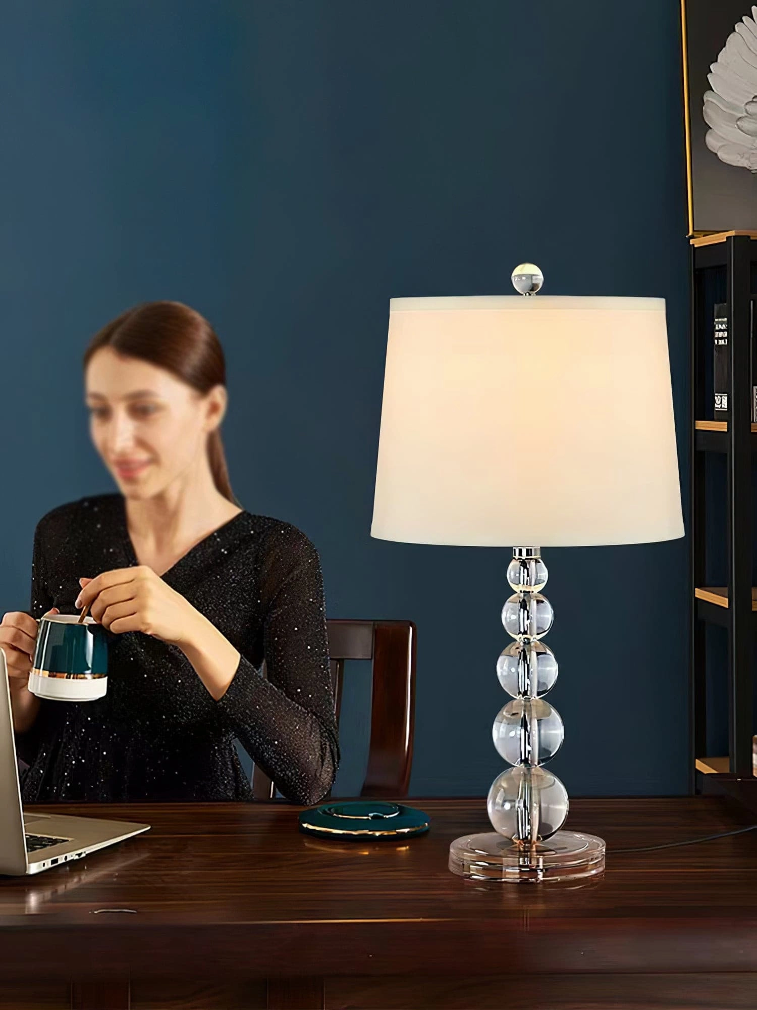Crystal Ball Table Lamp