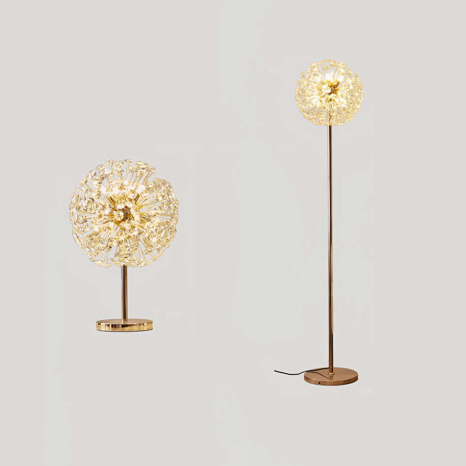 Crystal Dandelion Table Lamp