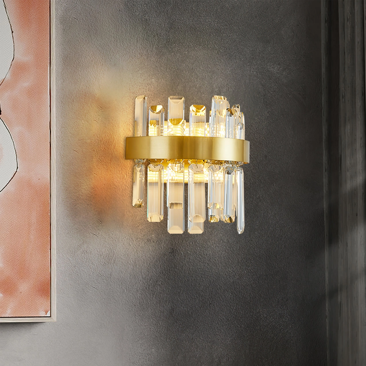 Crystal Statement Wall Lamp
