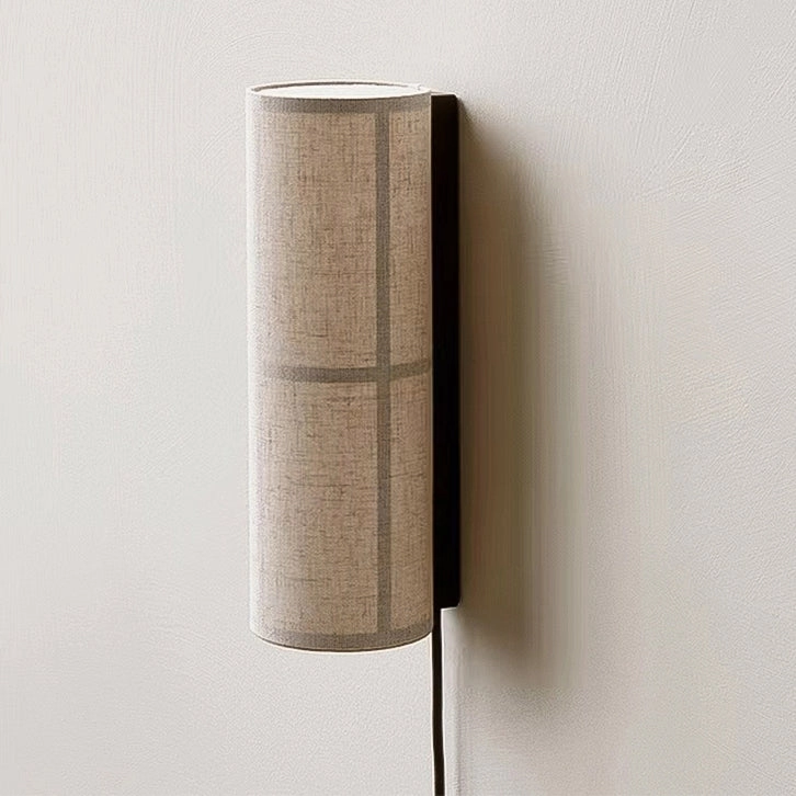 Cylinder Fabric Wall Lamp