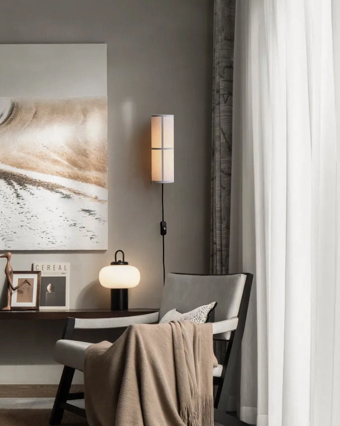 Cylinder Fabric Wall Lamp