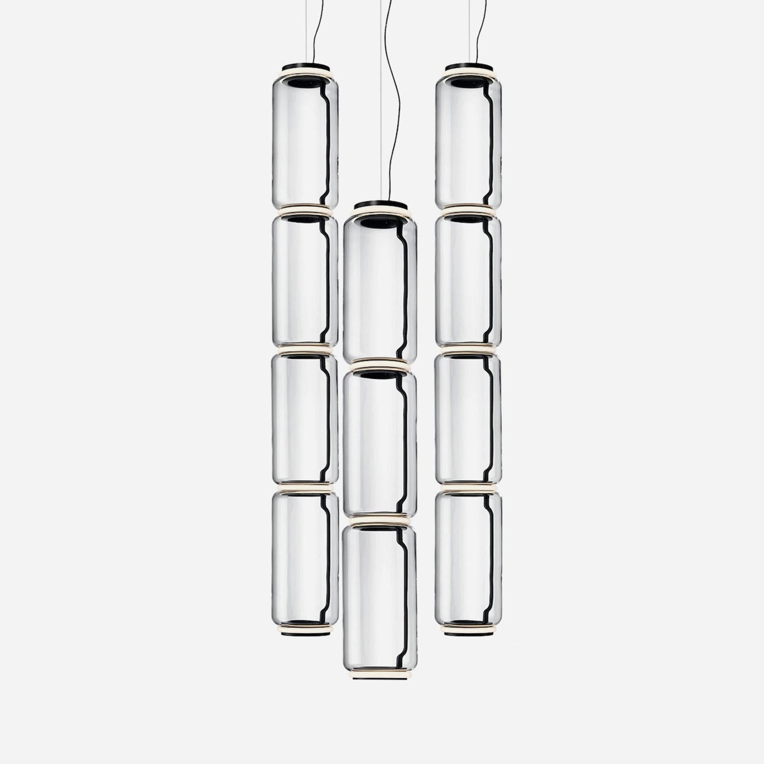 Cylindrical Glass Pendant Light contemporary ceiling lighting