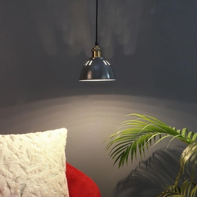 Darnar Grey Metal Hanging Light by SS Lightings decorative ceiling fixture