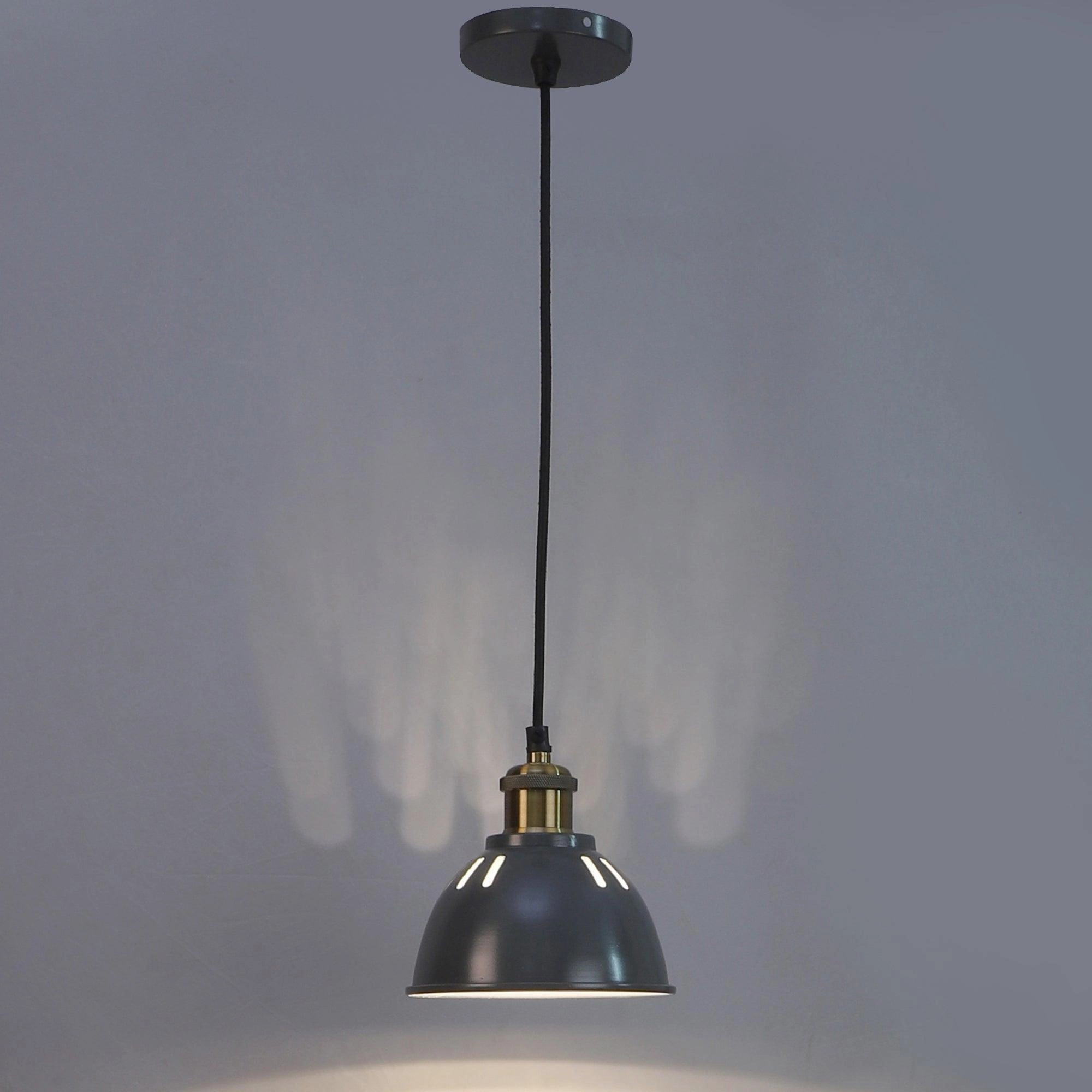 Darnar Grey Metal Hanging Light by SS Lightings