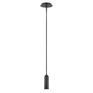 Dax Black LED Mini Pendant flush mount ceiling fixture