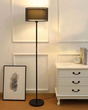 Decorative Modern Design Black Metal Floor Lamp For Home Decor Living Room Decoration creative lampshade design