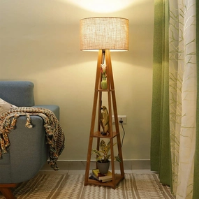 Decorative  Wooden Floor Lamp for Home Decoration Living Room Corner decorative ceiling fixture