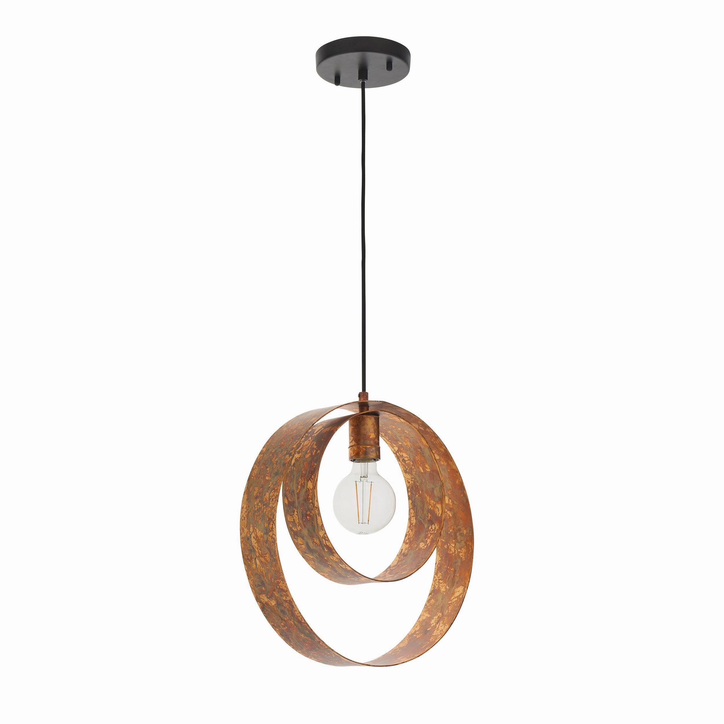 Devon Gold Patina & Bronze Ceiling Pendant Light