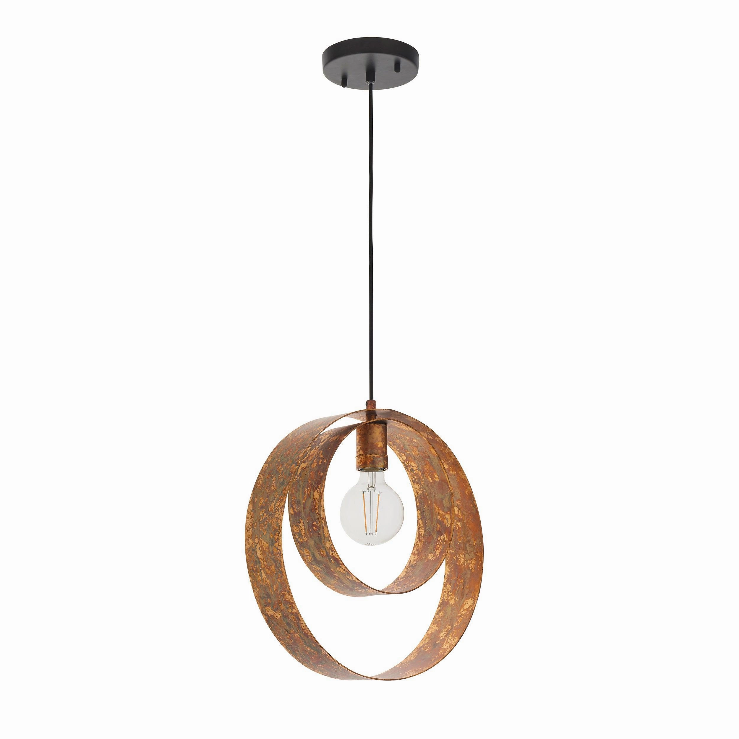 Devon Gold Patina & Bronze Ceiling Pendant Light