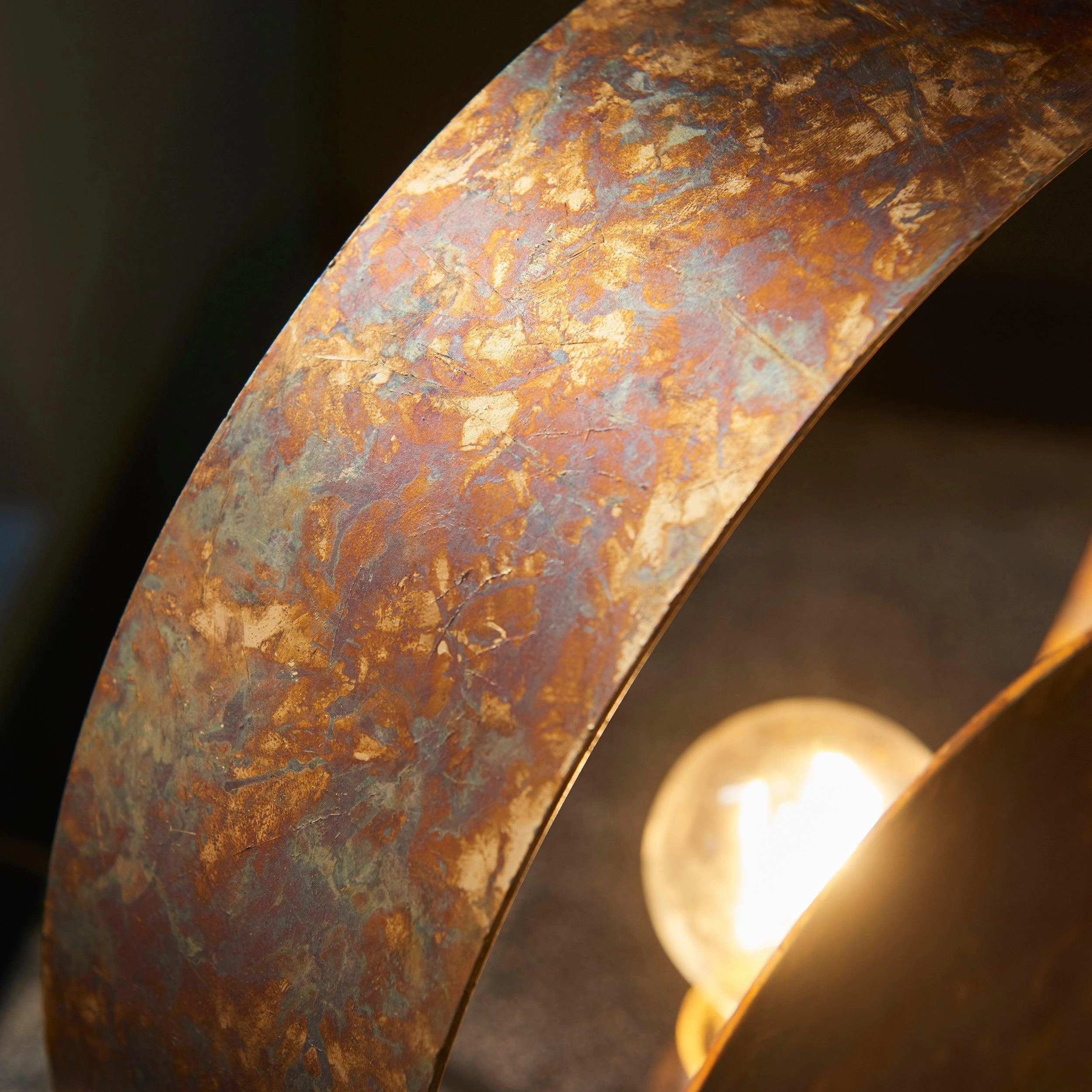 Devon Gold Patina & Bronze Table Lamp