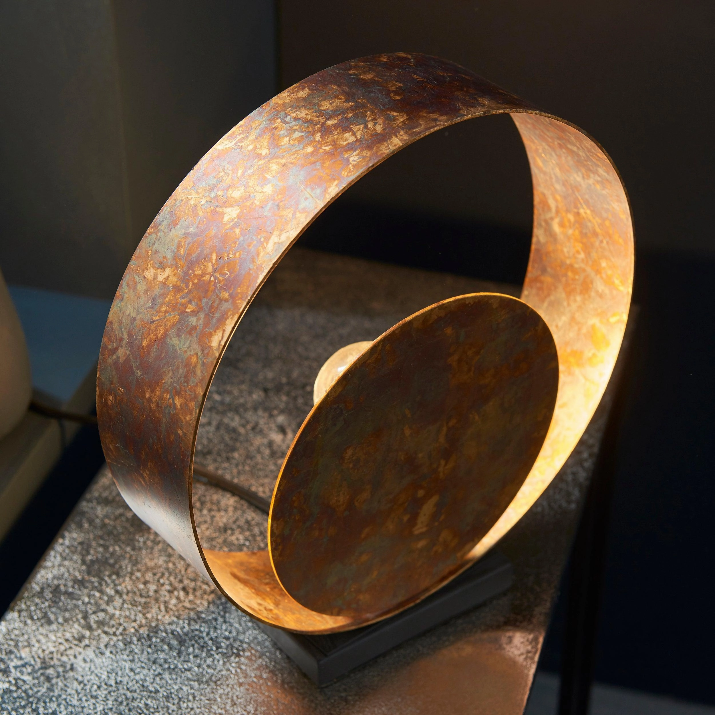 Devon Gold Patina & Bronze Table Lamp