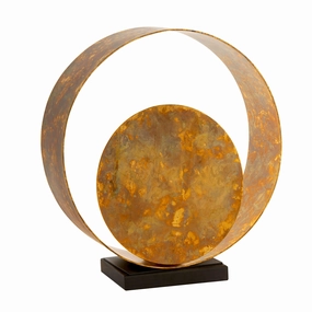Devon Gold Patina & Bronze Table Lamp energy-saving LED light