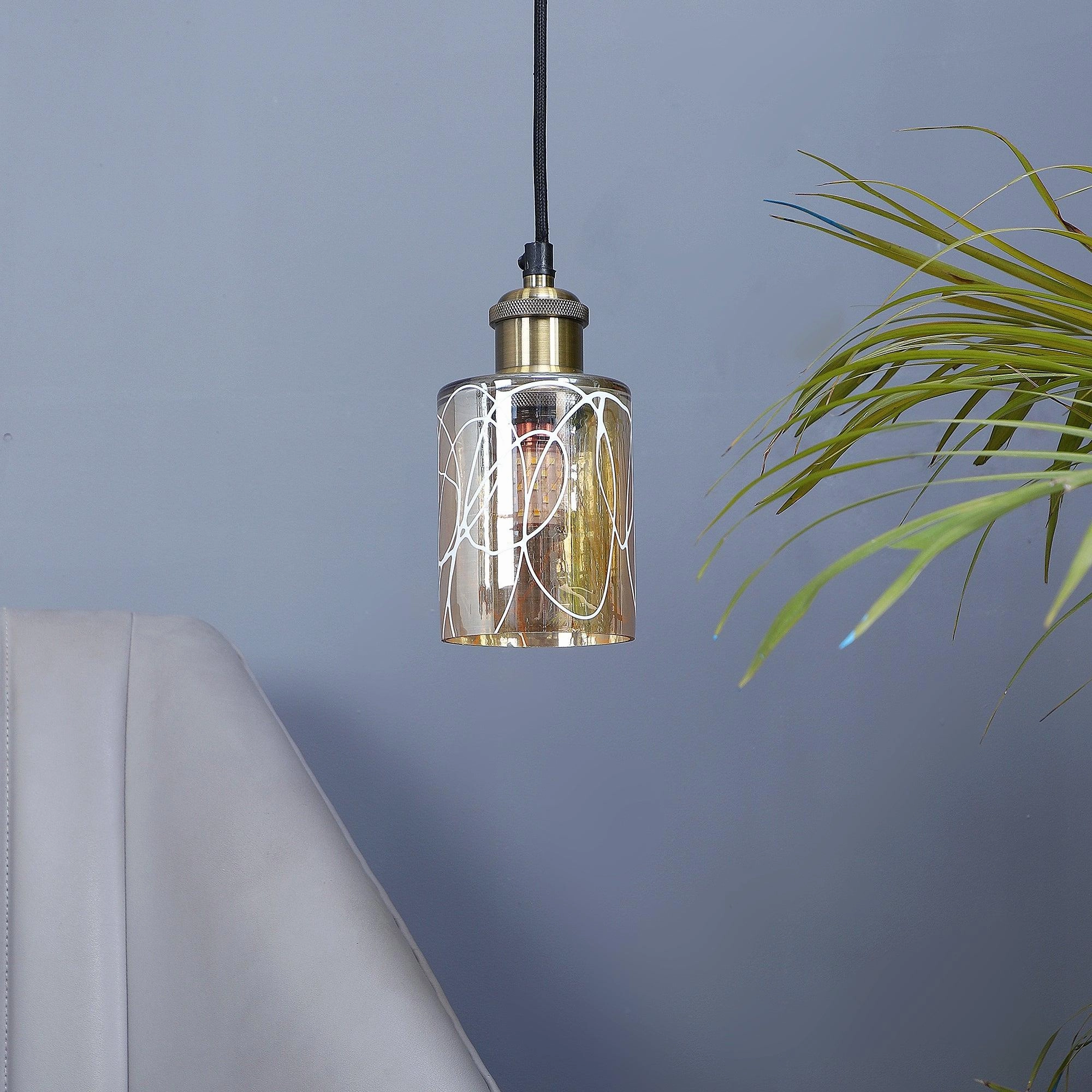 Dexter Transparent Glass Hanging Light by SS Lightings decorative ceiling fixture