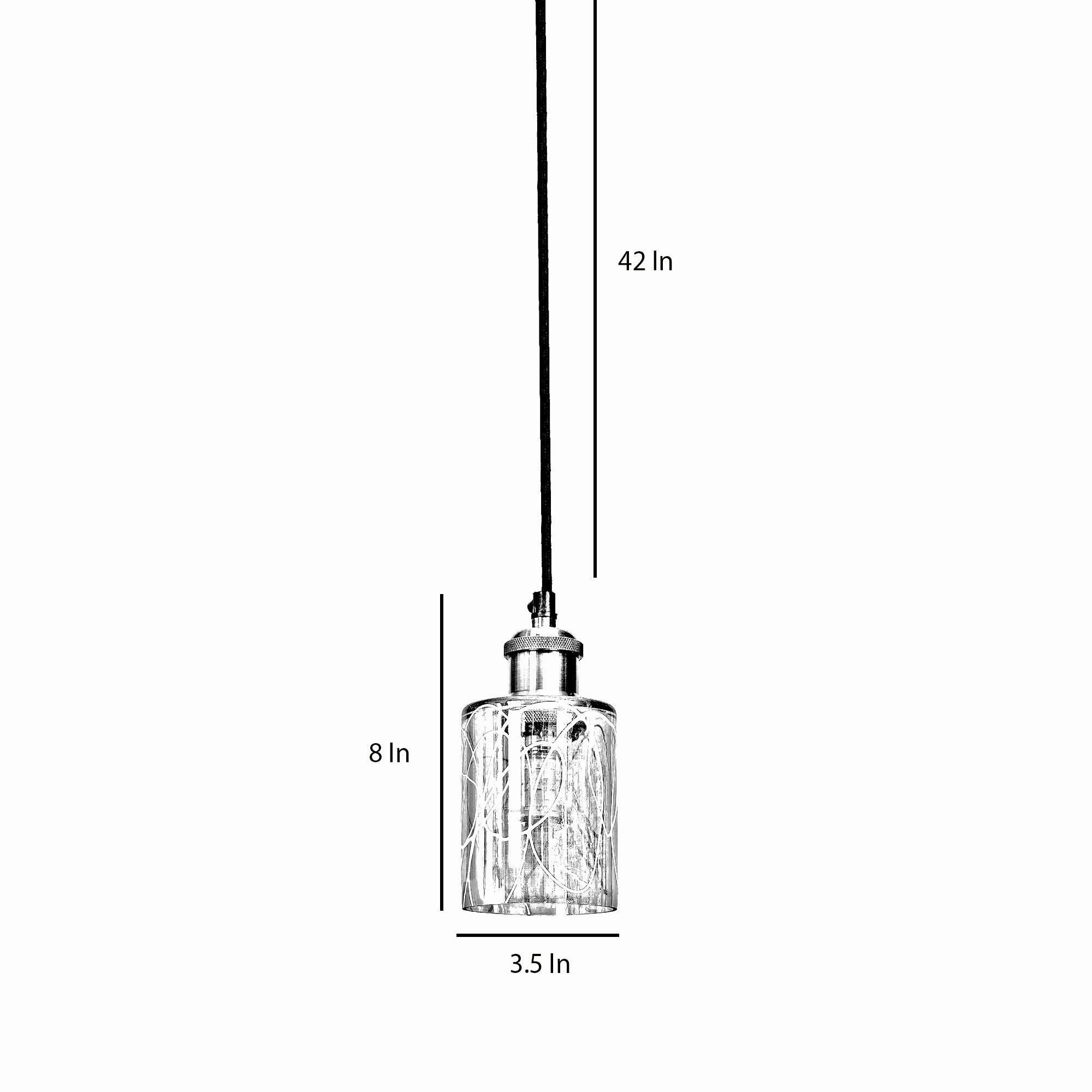 Dexter Transparent Glass Hanging Light by SS Lightings