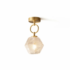 Diamond Cut Art Deco Ceiling Light recessed ceiling spot lamp