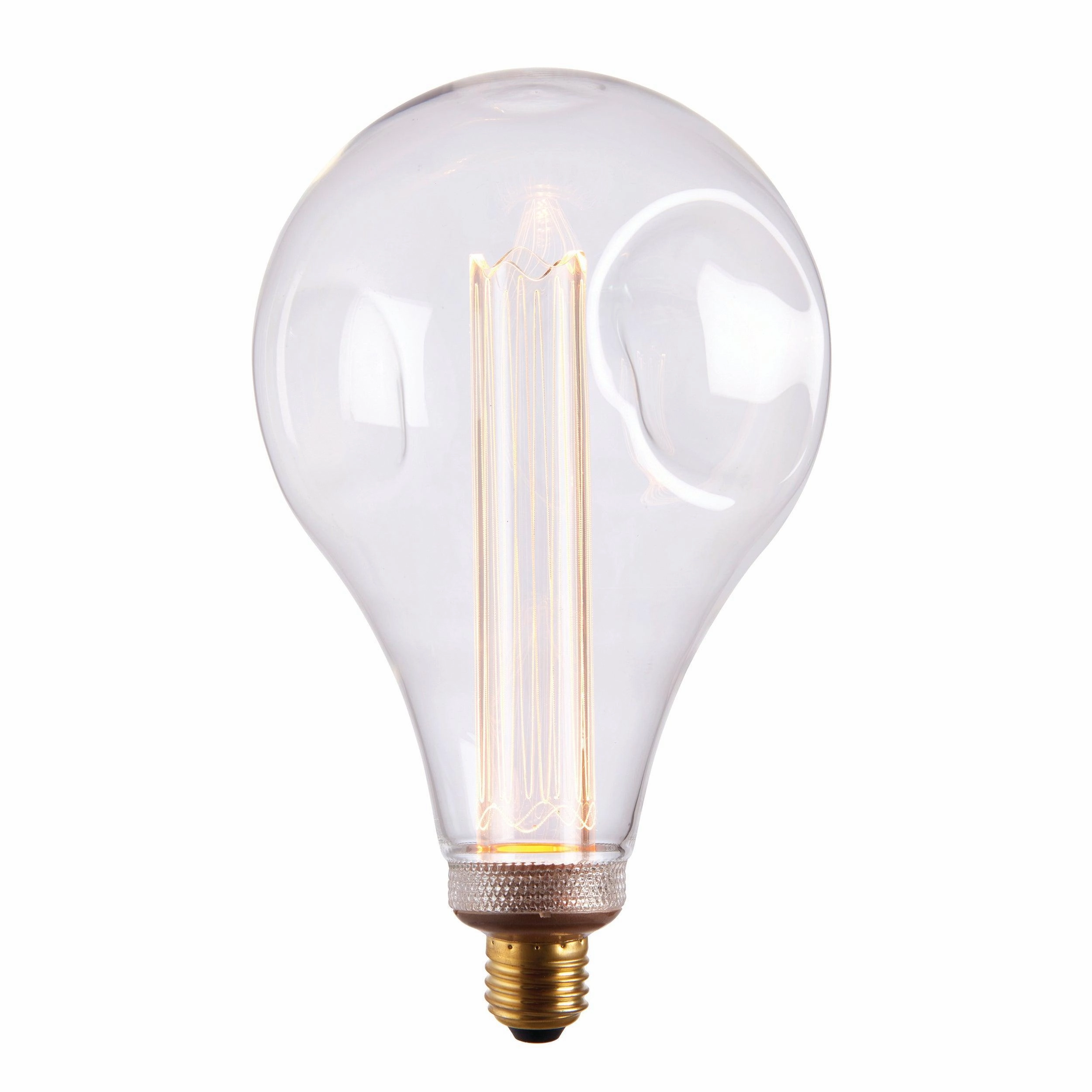 Dimple E27 Clear Globe 2.5w Fillament LED Light Bulb - 148mm contemporary ceiling fixture