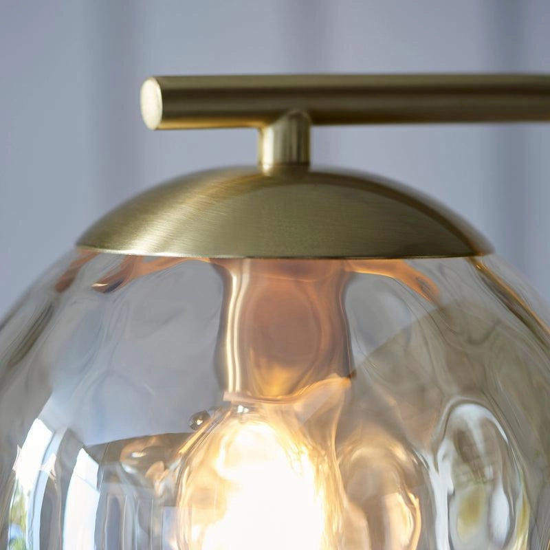 Dimple Modern Brass Floor Lamp - Open Box