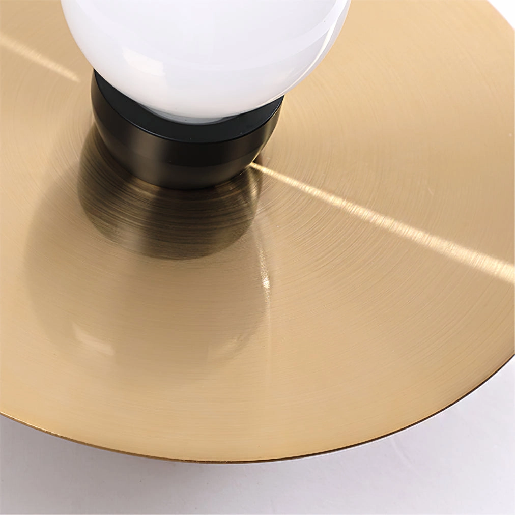 Disc And Sphere Wall Lamp