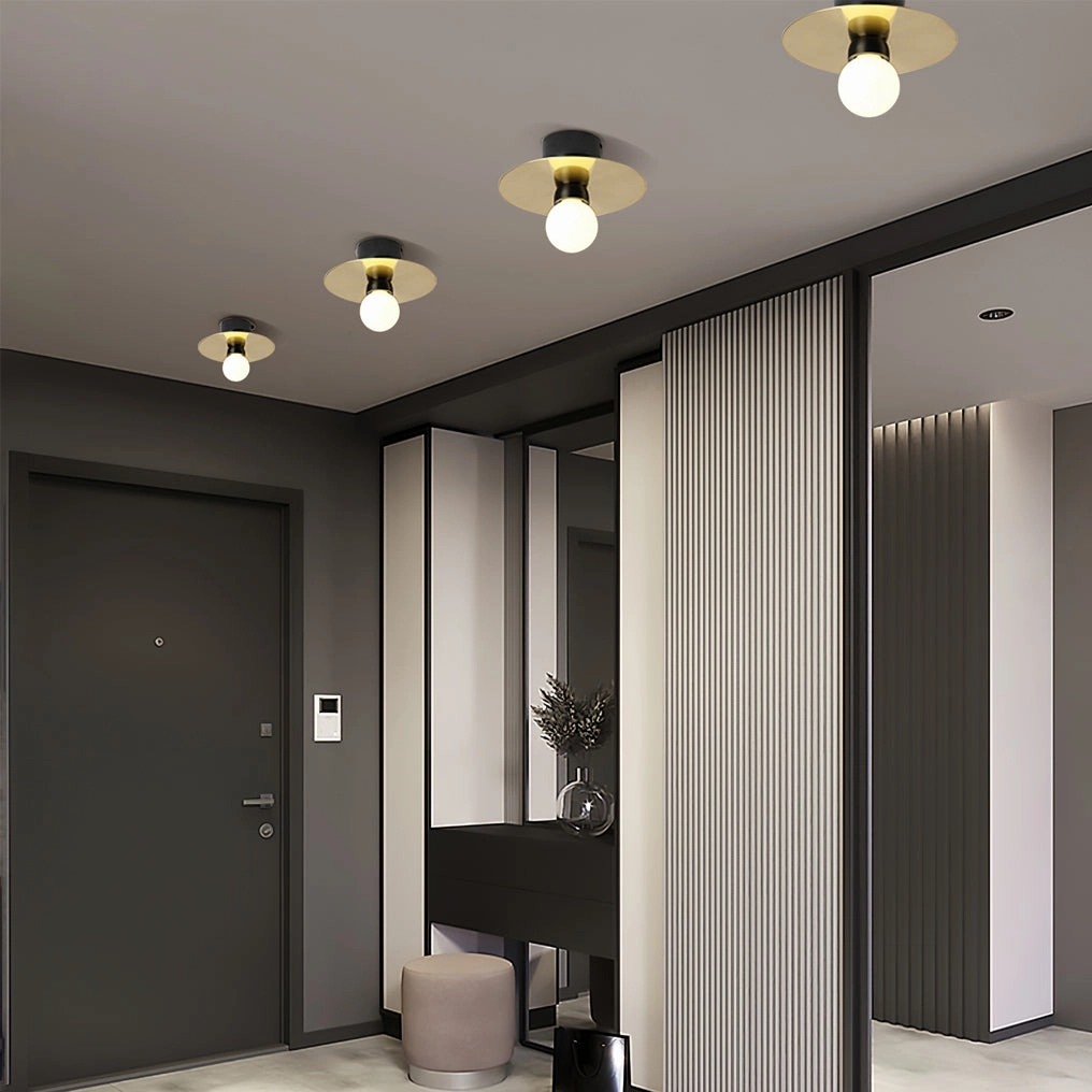 Disc And Sphere Wall Lamp