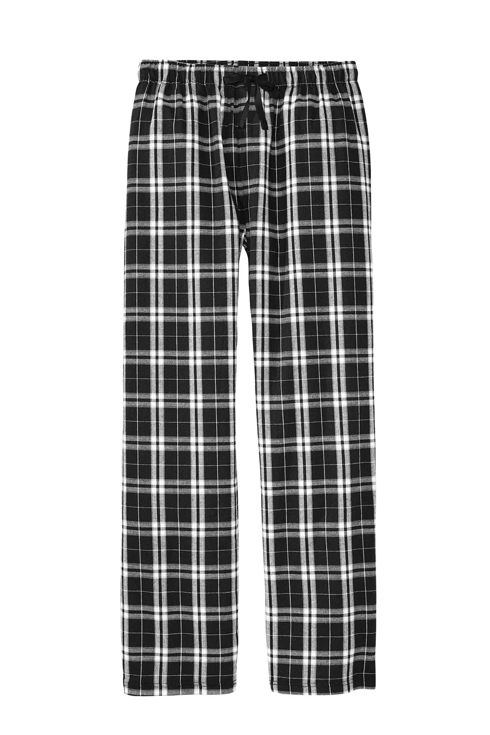 District Mens Flannel Plaid Lounge Pants - Black  Buy new Clothing District