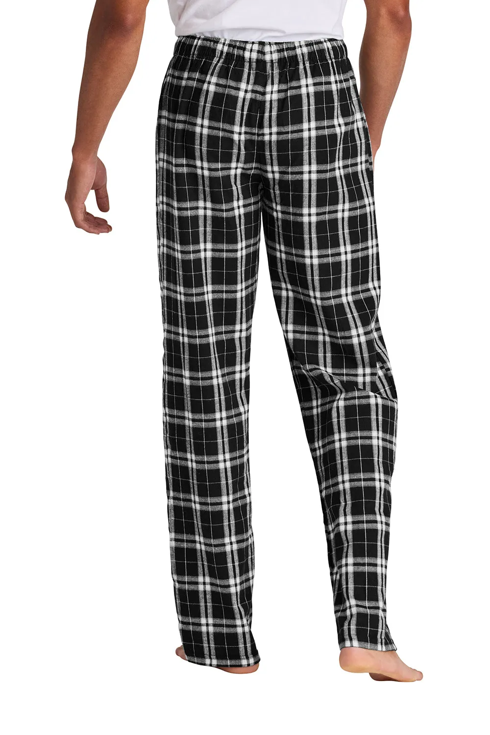 District Mens Flannel Plaid Lounge Pants - Black  Buy new Clothing District