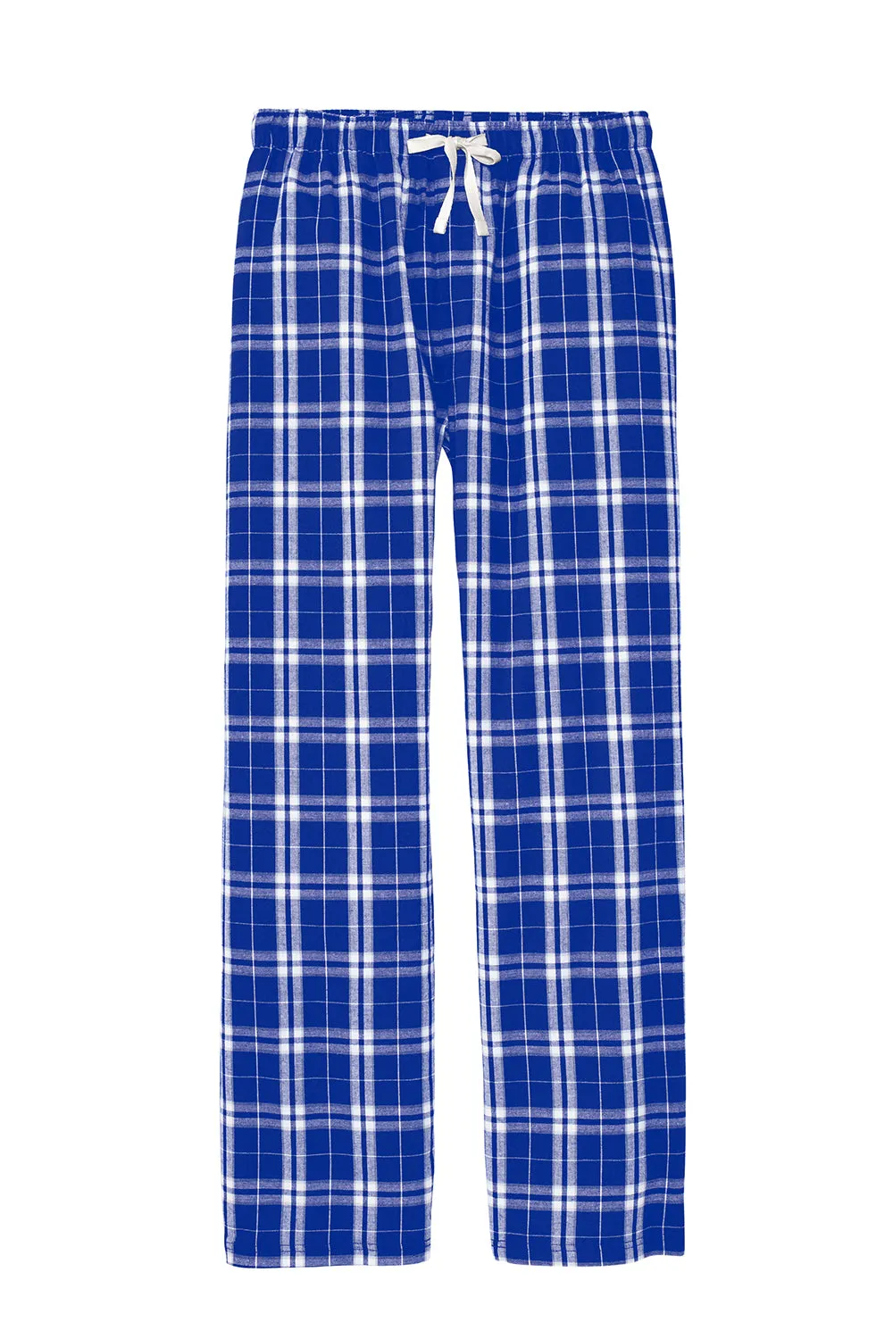 District Mens Flannel Plaid Lounge Pants - Deep Royal Blue  Buy new Clothing District