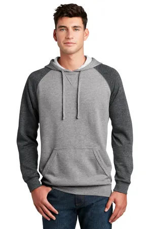 District Mens Fleece Hooded Sweatshirt Hoodie w/ Pouch Pocket - Heather Grey/Grey  Buy new Clothing District