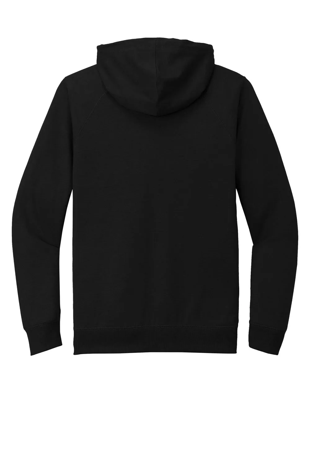 District Mens French Terry Full Zip Hooded Sweatshirt Hoodie w/ Pockets - Black  Buy new Clothing District