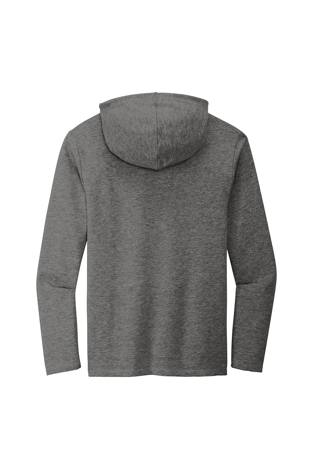District Mens French Terry Hooded T-Shirt Hoodie - Washed Coal Grey  Buy new Clothing District