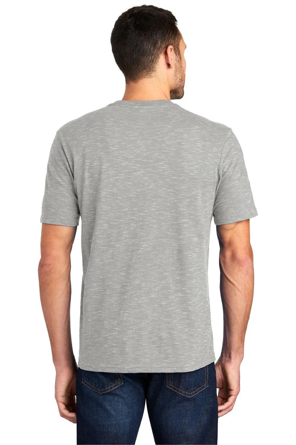 District Mens Medal Short Sleeve Crewneck T-Shirt - Light Grey  Buy new Clothing District