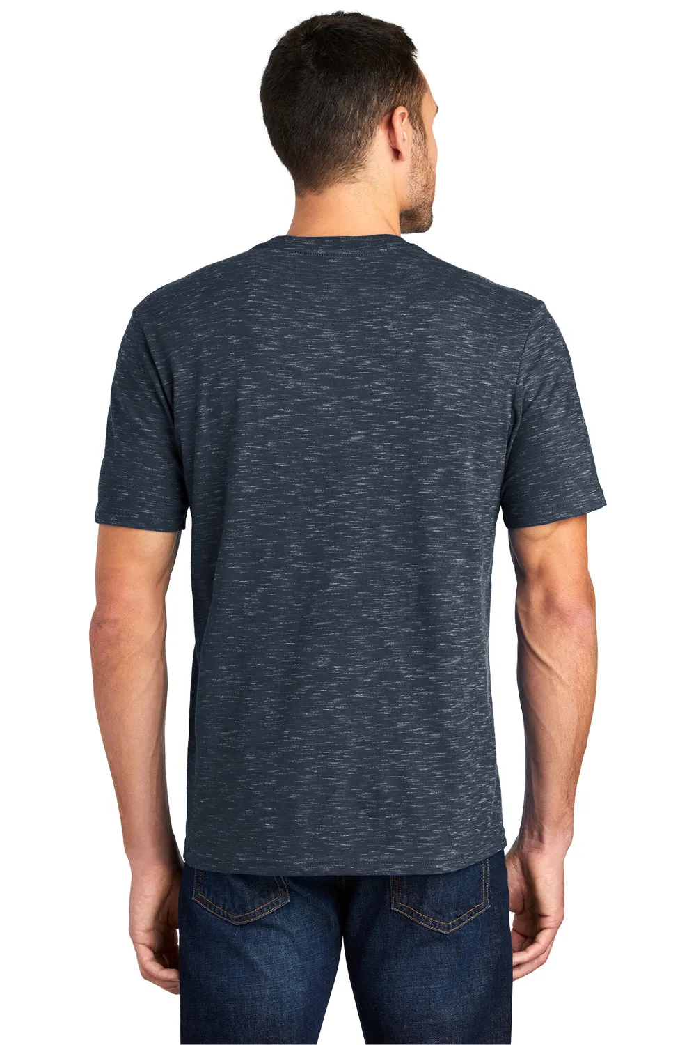 District Mens Medal Short Sleeve Crewneck T-Shirt - New Navy Blue  Buy new Clothing District