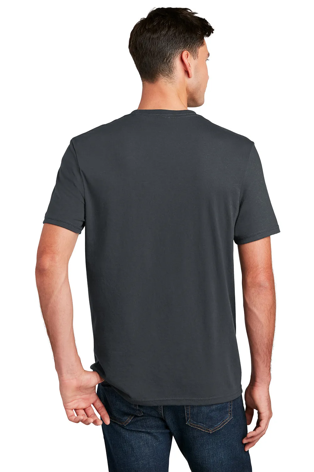 District Mens Perfect Blend Short Sleeve Crewneck T-Shirt - Charcoal Grey  Buy new Clothing District