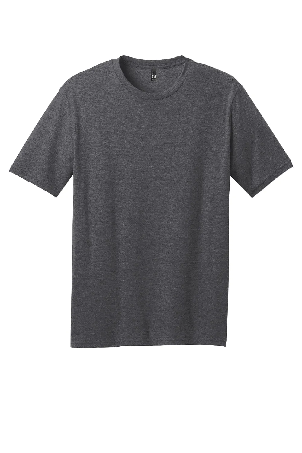 District Mens Perfect Blend Short Sleeve Crewneck T-Shirt - Heather Charcoal Grey  Buy new Clothing District