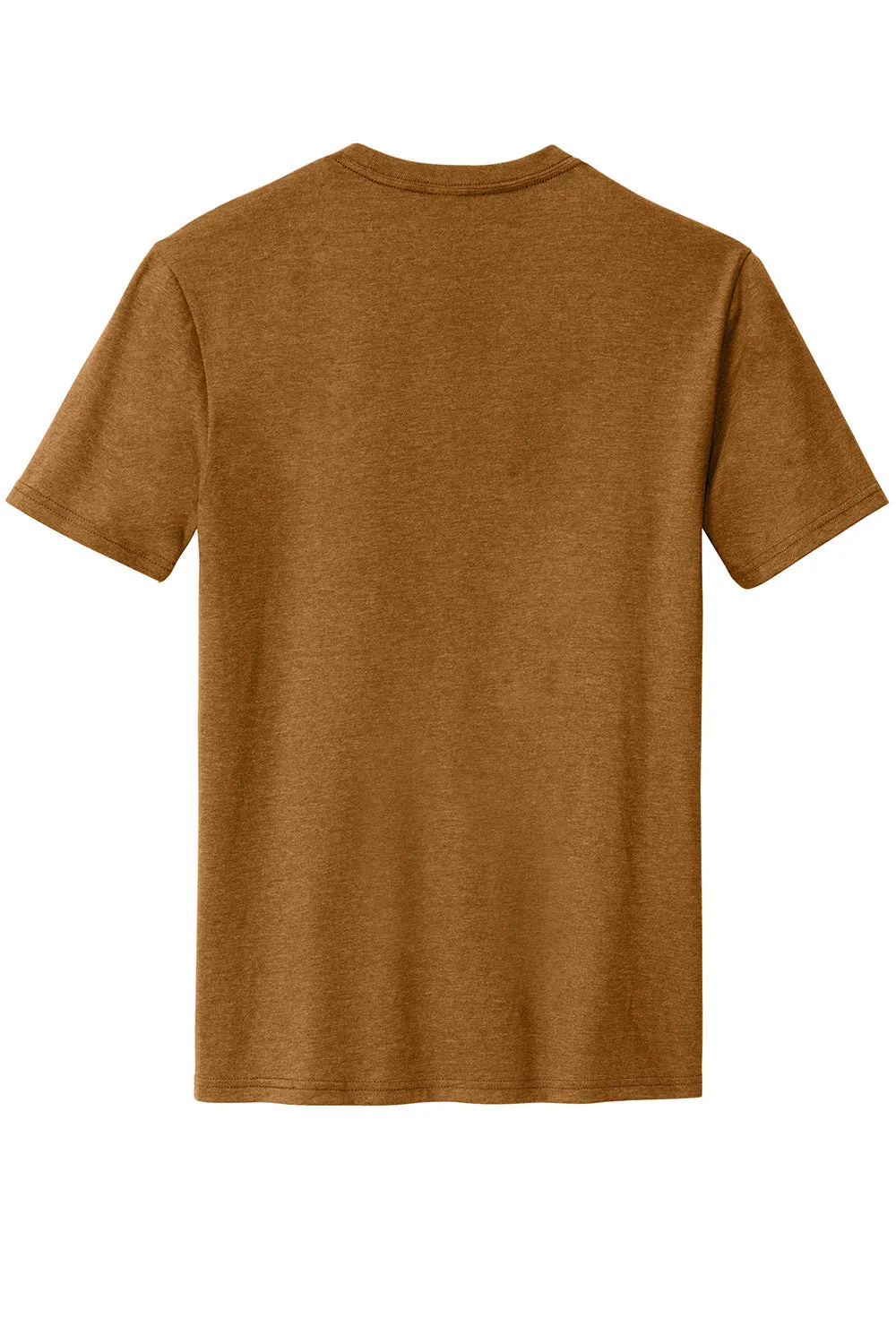 District Mens Perfect Blend Short Sleeve Crewneck T-Shirt - Heather Duck Brown  Buy new Clothing District