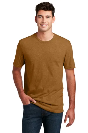District Mens Perfect Blend Short Sleeve Crewneck T-Shirt - Heather Duck Brown  Buy new Clothing District
