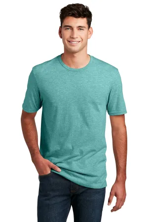 District Mens Perfect Blend Short Sleeve Crewneck T-Shirt - Heather Eucalyptus Blue  Buy new Clothing District