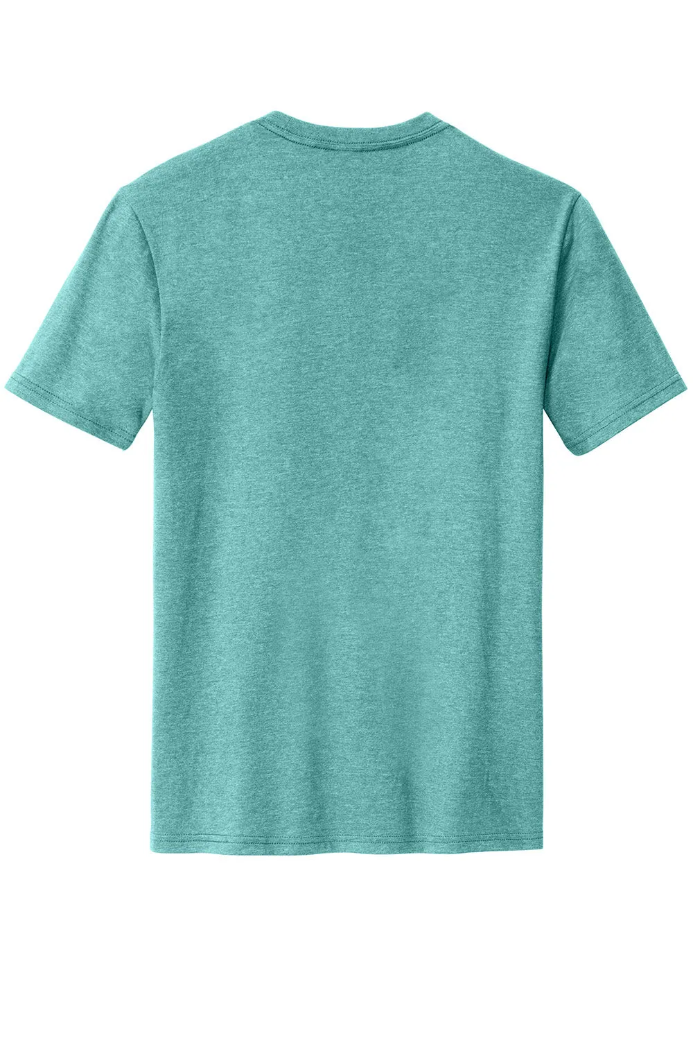 District Mens Perfect Blend Short Sleeve Crewneck T-Shirt - Heather Eucalyptus Blue  Buy new Clothing District