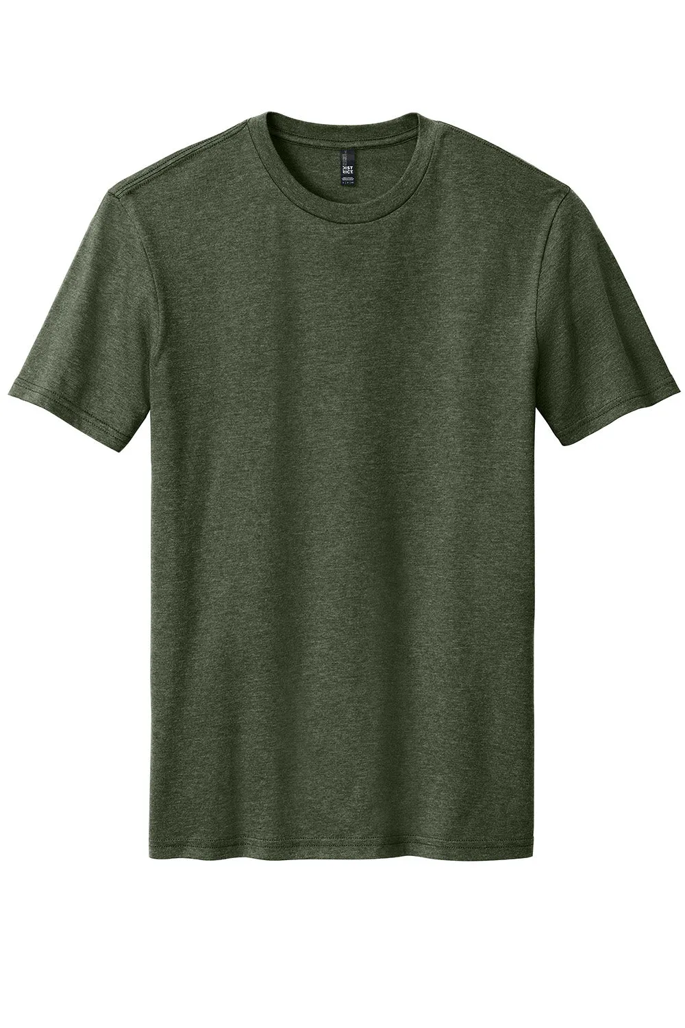 District Mens Perfect Blend Short Sleeve Crewneck T-Shirt - Heather Forest Green  Buy new Clothing District