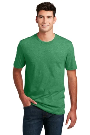 District Mens Perfect Blend Short Sleeve Crewneck T-Shirt - Heather Kelly Green  Buy new Clothing District