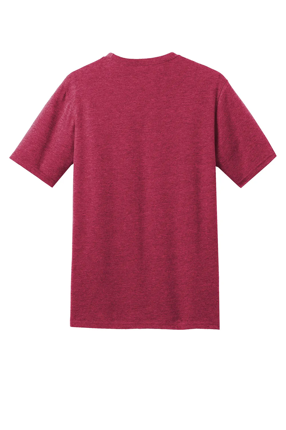 District Mens Perfect Blend Short Sleeve Crewneck T-Shirt - Heather Red  Buy new Clothing District