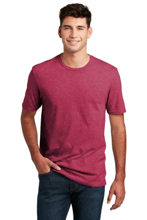 District Mens Perfect Blend Short Sleeve Crewneck T-Shirt - Heather Red  Buy new Clothing District
