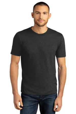 District Mens Perfect DTG Short Sleeve Crewneck T-Shirt - Black Frost  Buy new Clothing District