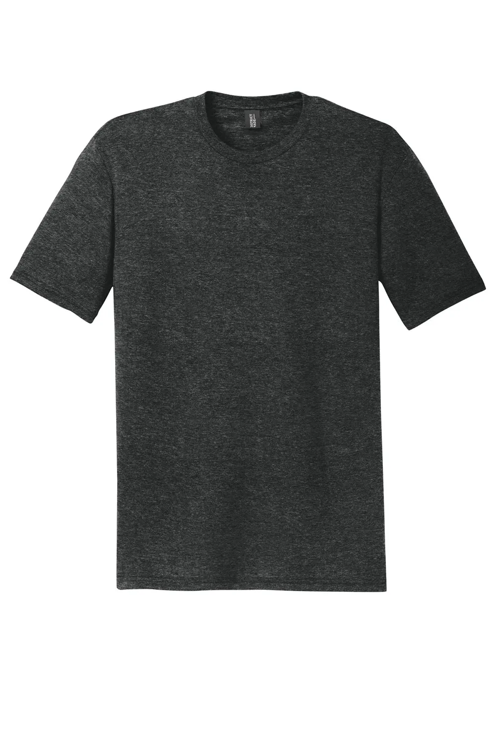 District Mens Perfect DTG Short Sleeve Crewneck T-Shirt - Black Frost  Buy new Clothing District