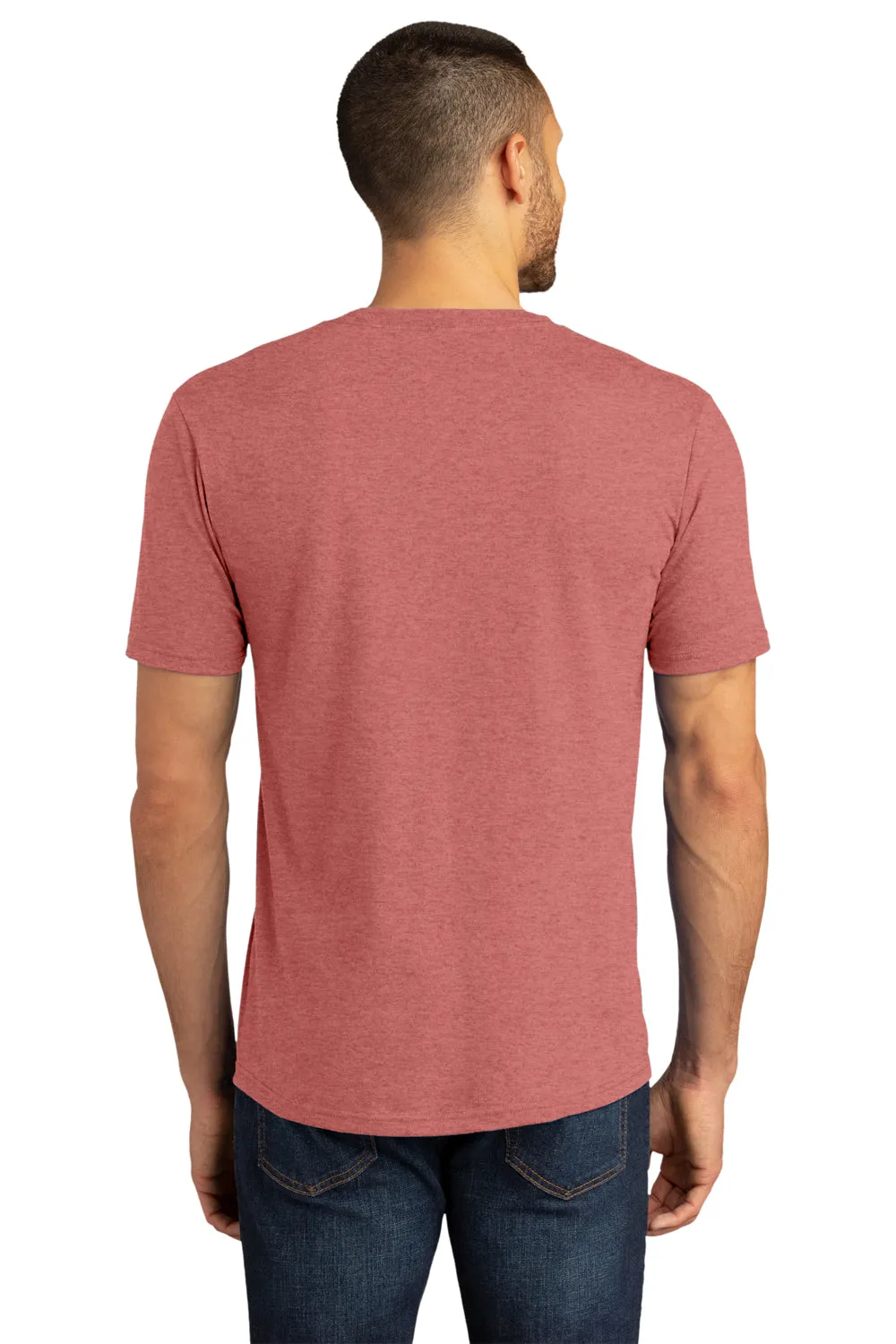 District Mens Perfect DTG Short Sleeve Crewneck T-Shirt - Blush Frost  Buy new Clothing District