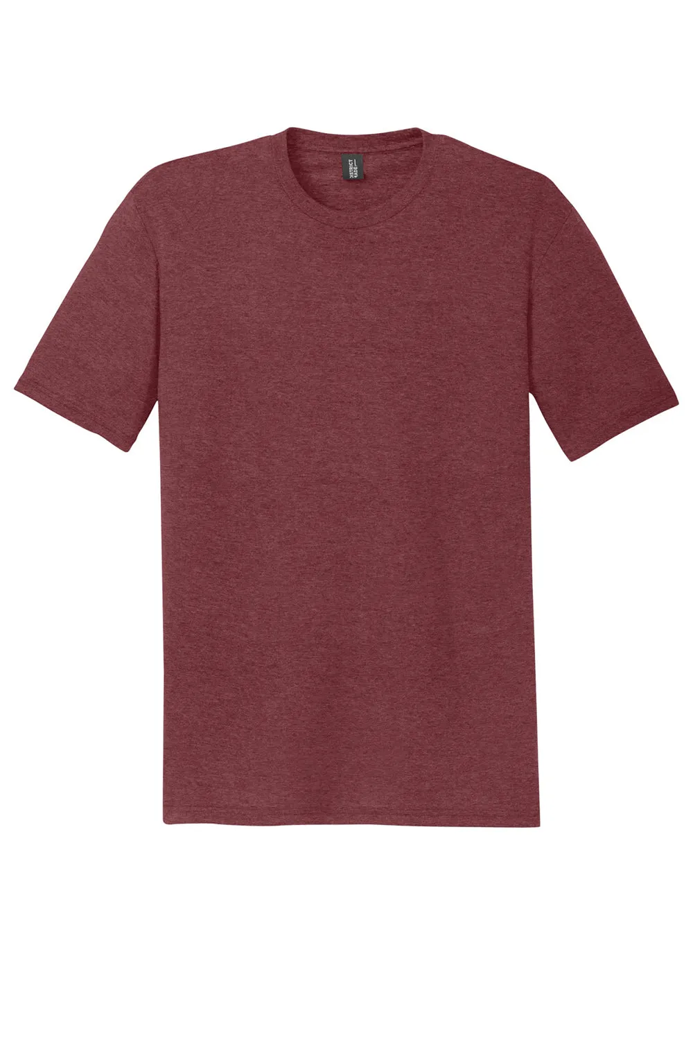 District Mens Perfect DTG Short Sleeve Crewneck T-Shirt - Maroon Frost  Buy new Clothing District